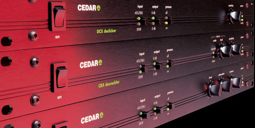 CEDAR Series X audio restoration modules