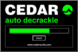 CEDAR decrackle for Pyramix